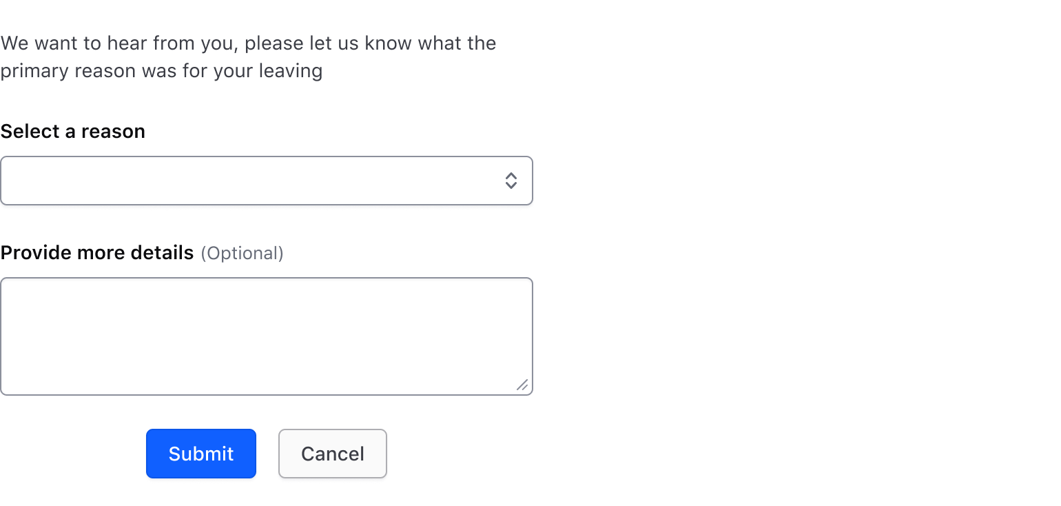 Center alignment example